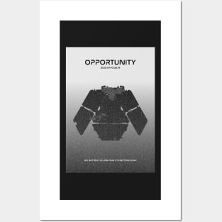 Opportunity Rover - My battery is low and it's getting dark Posters and Art